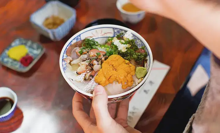 Hana Fusa Shōten kaisendon Sea urchin