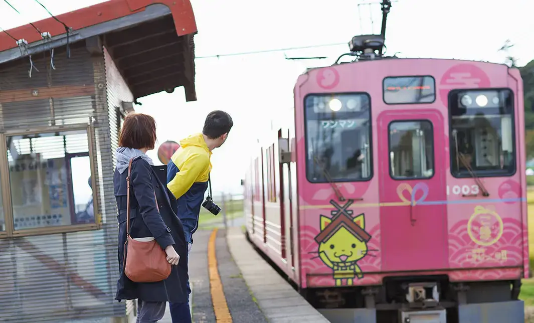 就拿在一畑站的列車